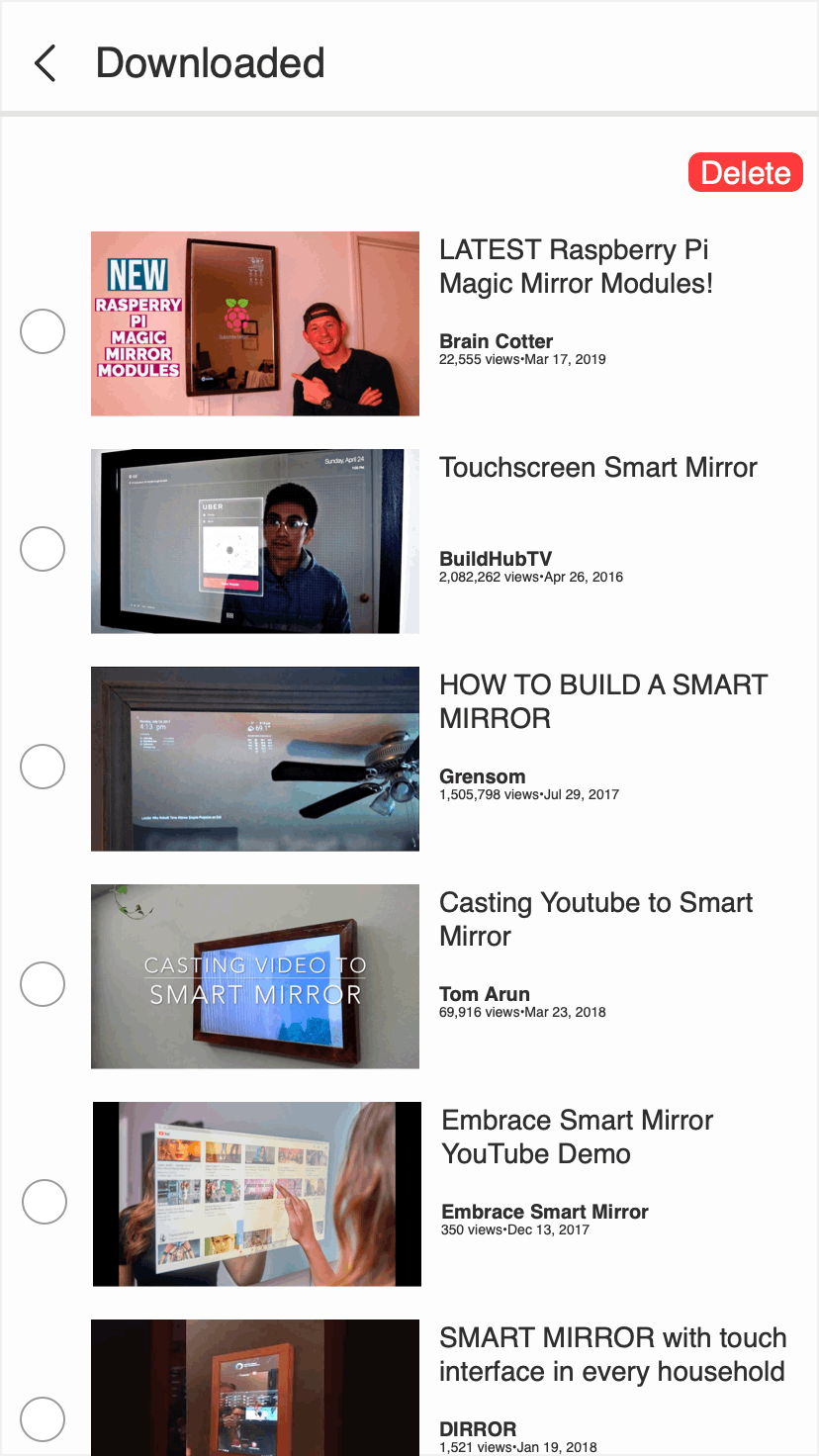 High fidelity interface without anticipation